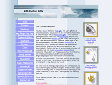 Tablet Screenshot of ldscustomgifts.com